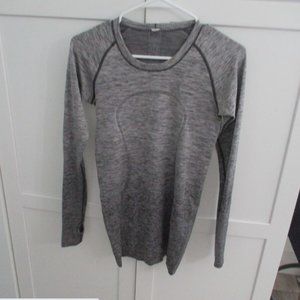 Lululemon Swiftly tech top womens Gray Long Sleeve